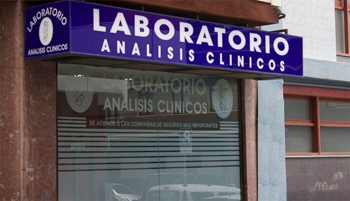 Fachada exterior del Laboratorio en Las Palmas de Gran Canaria